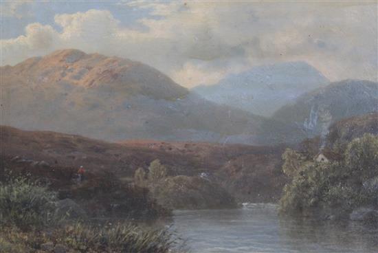 F. Souter On the Snane River, near Glen Seeiffe 17 x 24cm